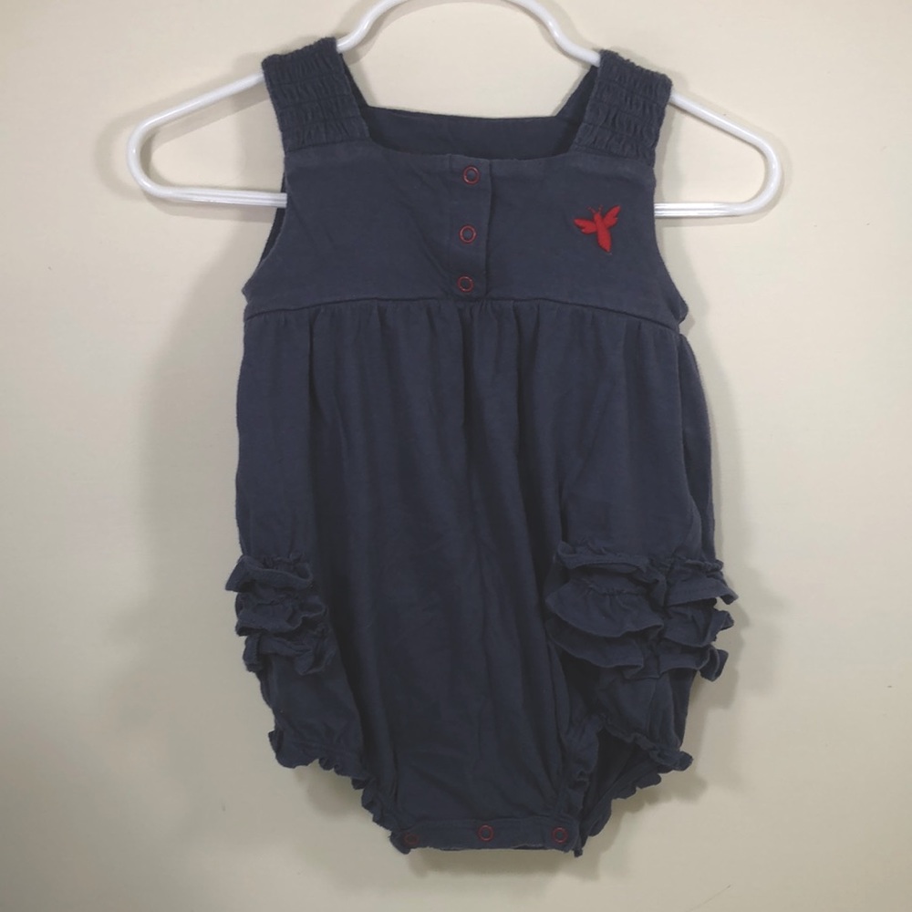 Burt’s Bees Ruffle Onesie - 3-6 mos.
